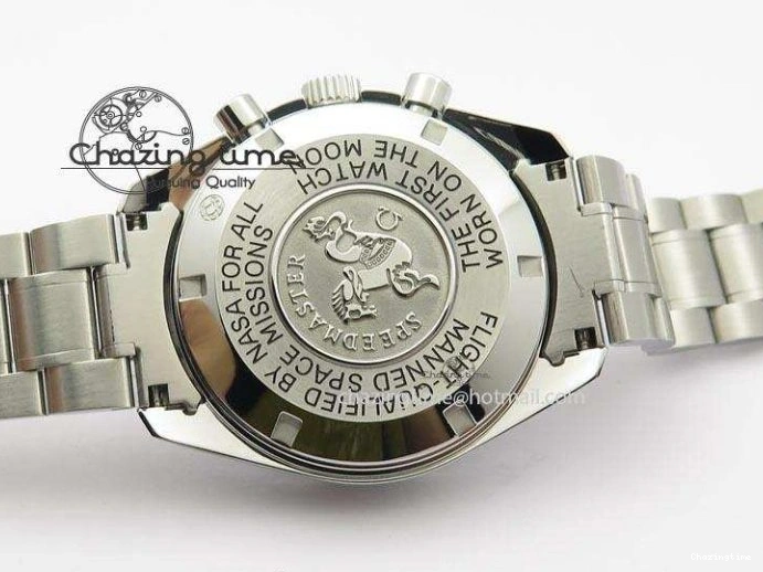 0406 Speedmaster MoonWatch Black Dial On SS Bracelet Seasonal 8228